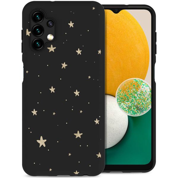 imoshion Design hoesje Samsung Galaxy A13 (5G) / A04s - Sterren / Zwart