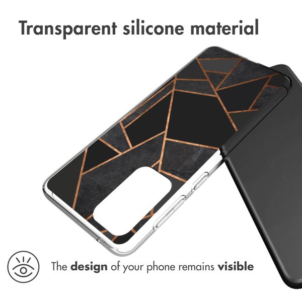 imoshion Design hoesje Samsung Galaxy A33 - Grafisch Koper / Zwart