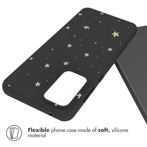 imoshion Design hoesje Samsung Galaxy A33 - Sterren / Zwart