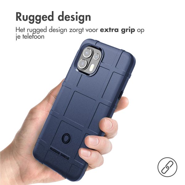 imoshion Rugged Shield Backcover Motorola Edge 20 Lite - Donkerblauw