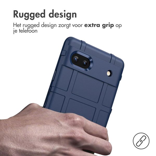 imoshion Rugged Shield Backcover Google Pixel 6a - Donkerblauw