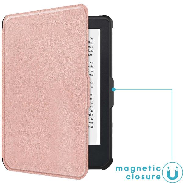 imoshion Slim Soft Case Sleepcover Kobo Clara 2E / Tolino Shine 4 - Rosé Goud