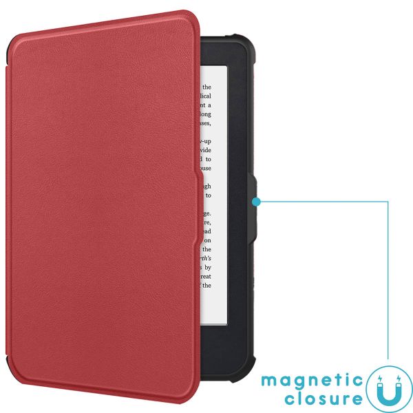 imoshion Slim Soft Case Sleepcover Kobo Clara 2E / Tolino Shine 4 - Rood