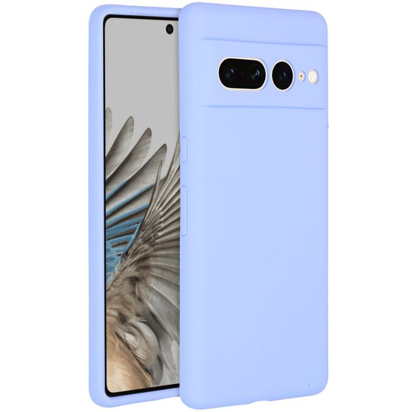 Accezz Liquid Silicone Backcover Google Pixel 7 Pro - Paars