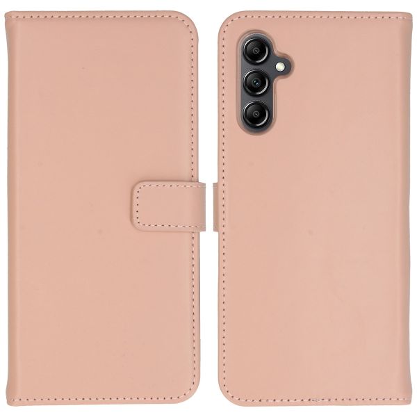 Selencia Echt Lederen Bookcase Samsung Galaxy A14 (5G) - Dusty Pink