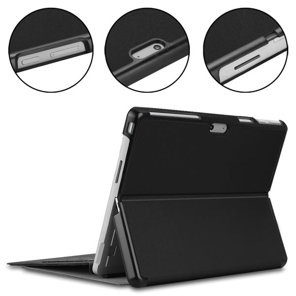 imoshion Trifold Bookcase Microsoft Surface Pro 9 / Pro 10 - Zwart