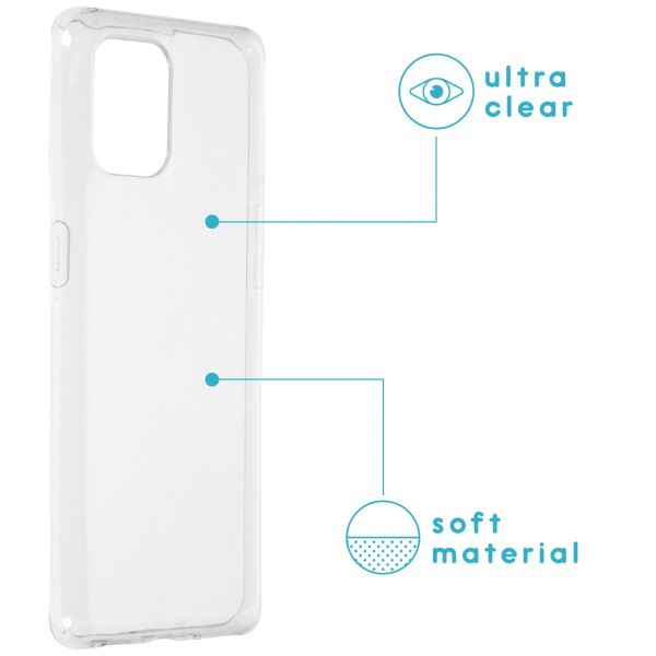 imoshion Softcase Backcover Oppo Find X3 Pro 5G - Transparant