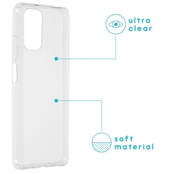 imoshion Softcase Backcover Xiaomi Redmi Note 10 (4G) / Note 10S - Transparant