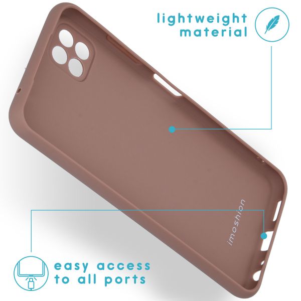 imoshion Color Backcover Samsung Galaxy A22 (5G) - Taupe