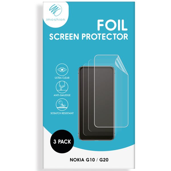 imoshion Screenprotector Folie 3 pack Nokia G10 / G11 / G20 / G21 / G22