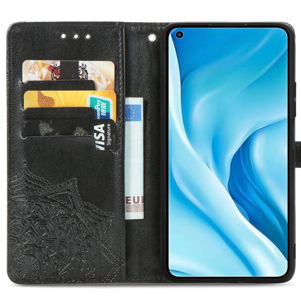 imoshion Mandala Bookcase Xiaomi Mi 11 Lite (5G/4G) / 11 Lite 5G NE - Zwart