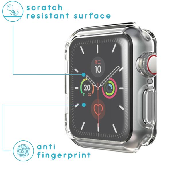 imoshion Full Cover Softcase Apple Watch Series 4 / 5 / 6 / SE - 44 mm - Transparant