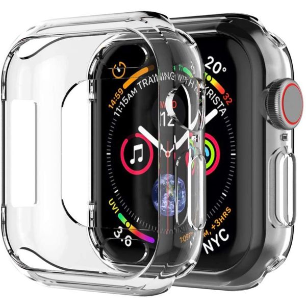 imoshion Full Cover Softcase Apple Watch Series 4 / 5 / 6 / SE - 44 mm - Transparant