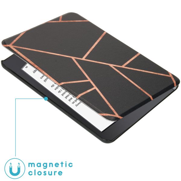 imoshion Design Slim Hard Case Sleepcover Amazon Kindle Paperwhite 4 - Black Graphic