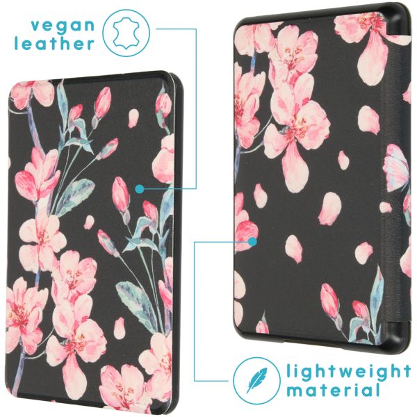 imoshion Design Slim Hard Case Sleepcover Amazon Kindle Paperwhite 4 - Blossom