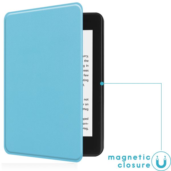 imoshion Slim Hard Case Sleepcover Kindle Paperwhite 4 - Lichtblauw