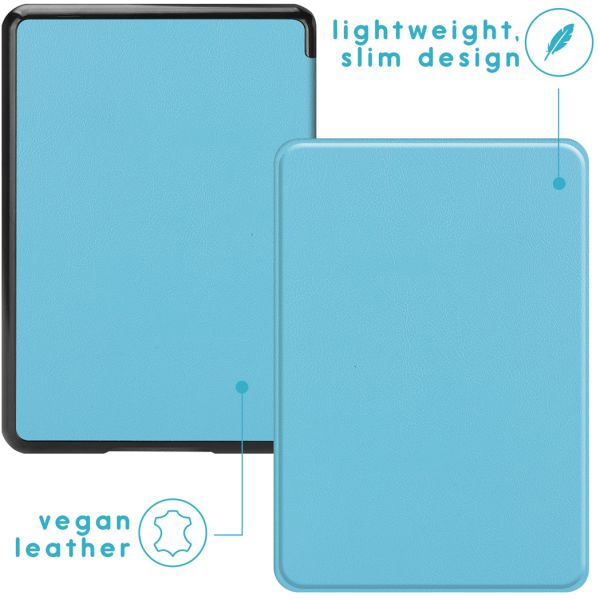 imoshion Slim Hard Case Sleepcover Kindle Paperwhite 4 - Lichtblauw