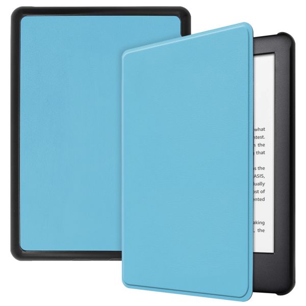 imoshion Slim Hard Case Sleepcover Amazon Kindle 10 - Lichtblauw