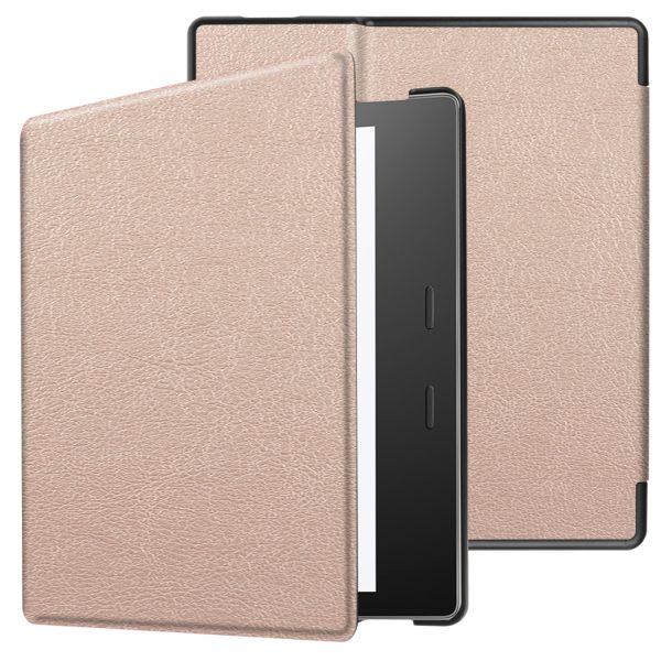 imoshion Slim Hard Case Sleepcover Amazon Kindle Oasis 3 - Rosé Goud