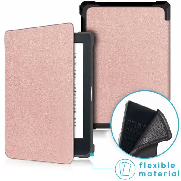 imoshion Slim Soft Case Sleepcover Kobo Nia - Rosé Goud