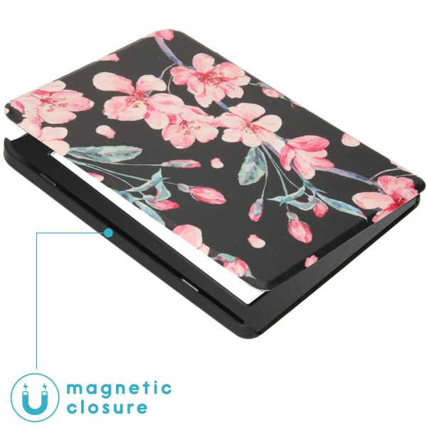 imoshion Design Slim Hard Case Sleepcover Kobo Nia - Blossom