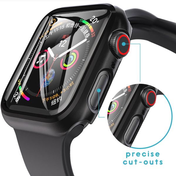 imoshion Full Cover Hardcase Apple Watch Series 4 / 5 / 6 / SE - 40 mm - Zwart