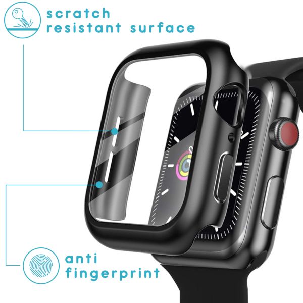 imoshion Full Cover Hardcase Apple Watch Series 4 / 5 / 6 / SE - 44 mm - Zwart