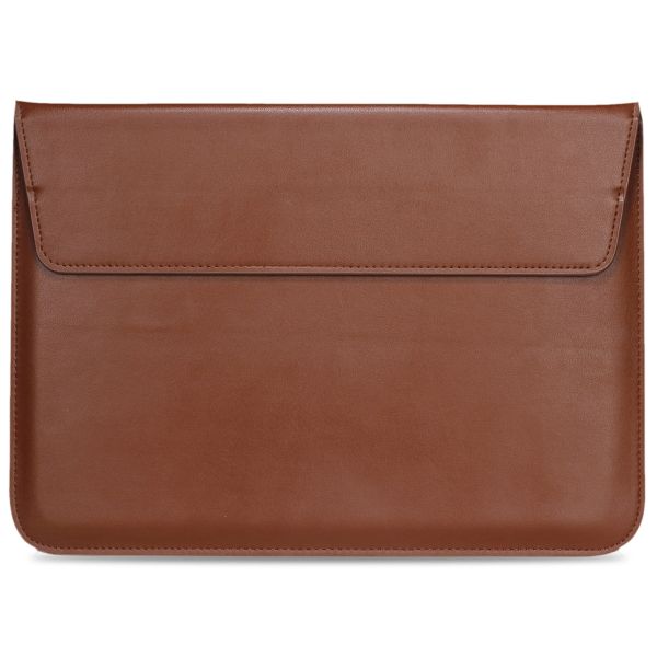 imoshion Vegan Lederen Laptop Sleeve 13-14 inch - Bruin