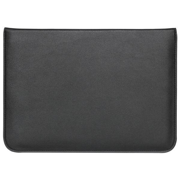 imoshion Vegan Lederen Laptop Sleeve 13-14 inch - Zwart