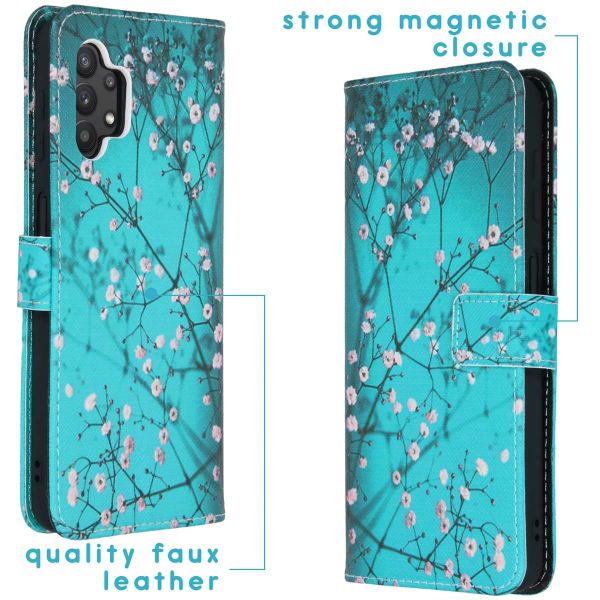 imoshion Design Softcase Bookcase Samsung Galaxy A32 (5G) - Blossom