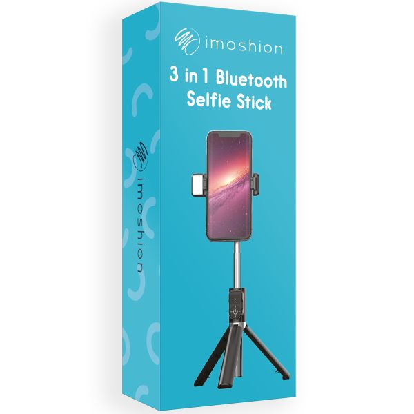 imoshion 3 in 1 Bluetooth Selfie Stick + Tripod + Fill Light