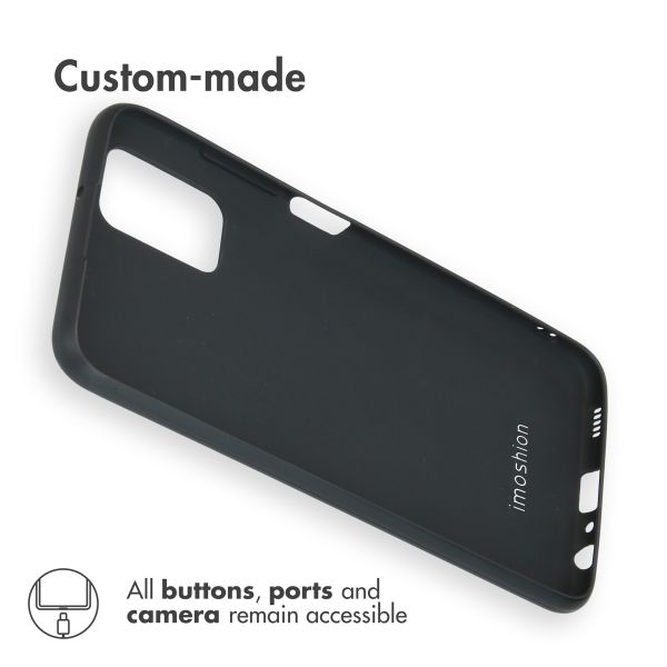 imoshion Color Backcover Samsung Galaxy A03s - Zwart