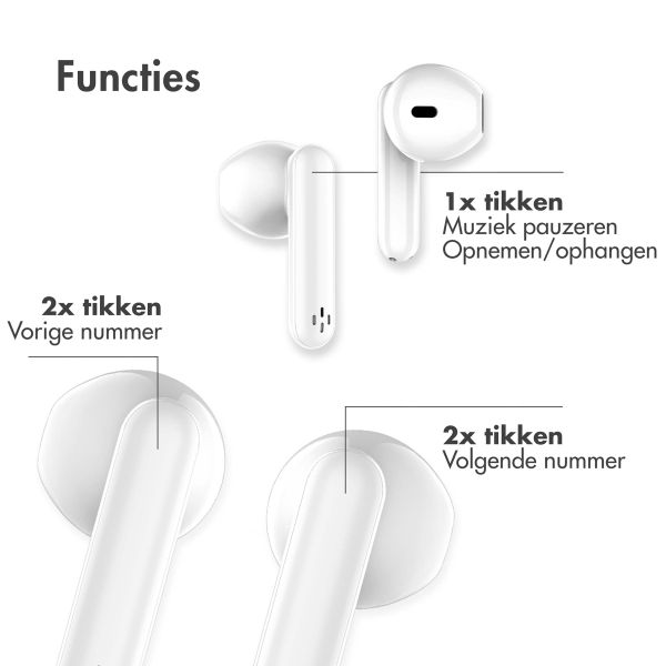 imoshion TWS-i2 Bluetooth Earbuds draadloze oordopjes - Wit