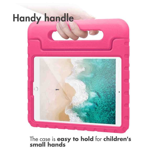 Accezz Kidsproof Backcover met handvat iPad 9 (2021) 10.2 inch / iPad 8 (2020) 10.2 inch / iPad 7 (2019) 10.2 inch - Roze