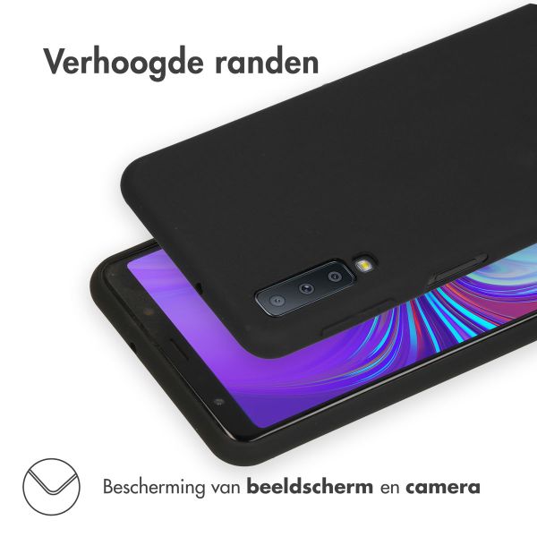 imoshion Color Backcover Samsung Galaxy A7 (2018) - Zwart