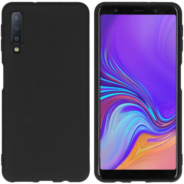 imoshion Color Backcover Samsung Galaxy A7 (2018) - Zwart