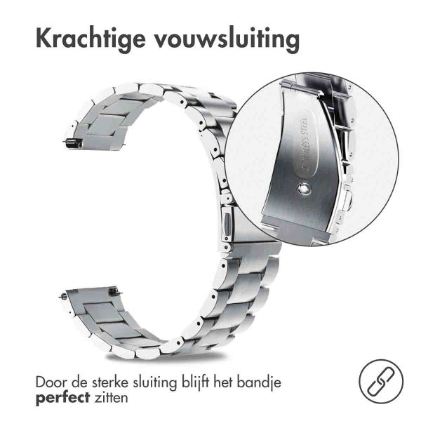 imoshion Stalen bandje - Universeel 20 mm aansluiting - Zilver