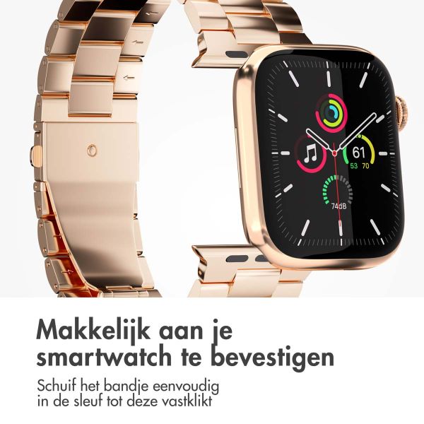 imoshion Stalen bandje Apple Watch Series 1-9 / SE - 38/40/41 mm / Series 10 - 42 mm - Rosé Goud