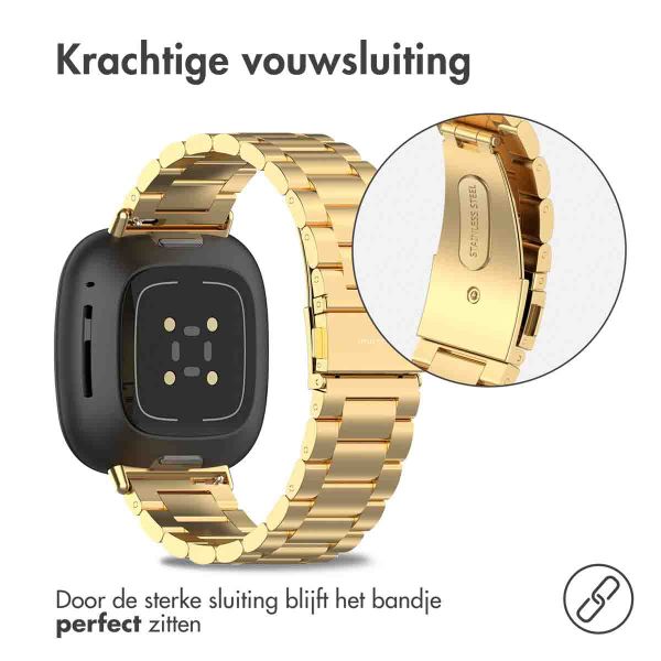 imoshion Stalen bandje Fitbit Versa 4 / 3 / Sense (2) - Goud