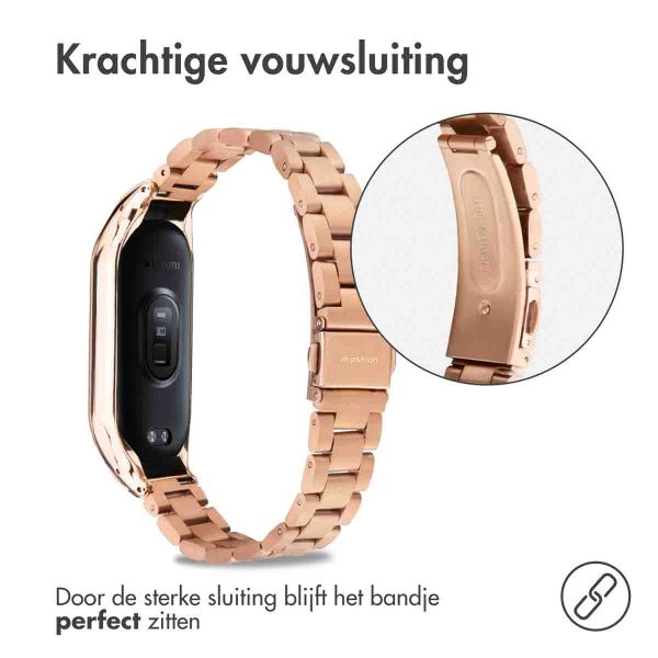 imoshion Stalen bandje Xiaomi Mi Band 7 - Rosé Goud