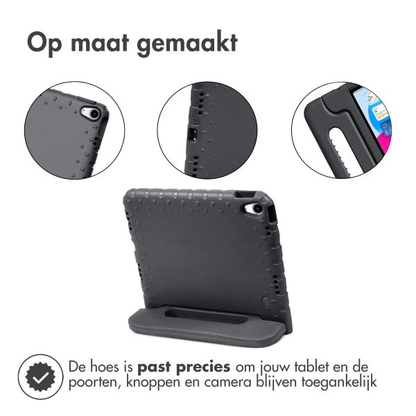 imoshion Kidsproof Backcover met handvat iPad 10 (2022) 10.9 inch - Zwart