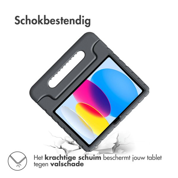 imoshion Kidsproof Backcover met handvat iPad 10 (2022) 10.9 inch - Zwart