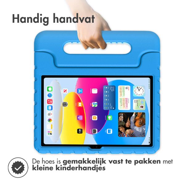 imoshion Kidsproof Backcover met handvat iPad 10 (2022) 10.9 inch - Blauw