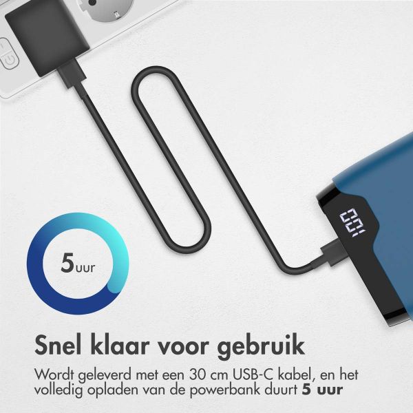 imoshion Powerbank - 20.000 mAh - Quick Charge en Power Delivery - Blauw