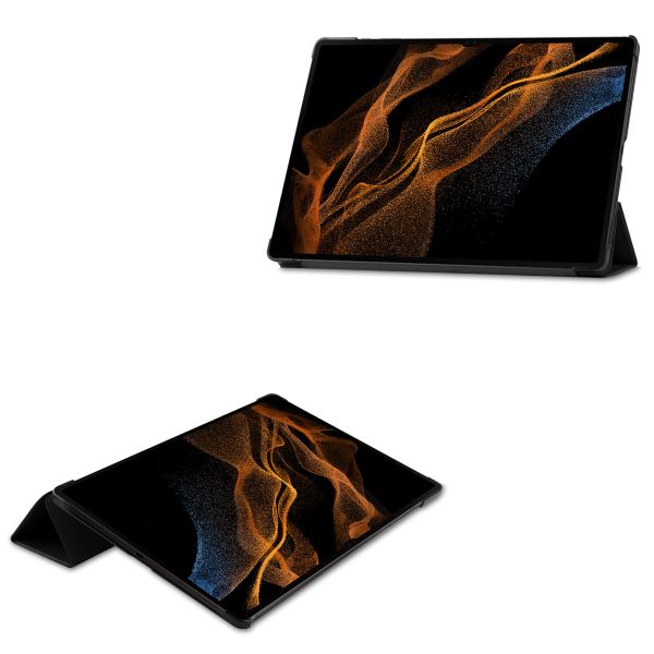 iMoshion Trifold Bookcase Samsung Galaxy Tab S8 Ultra - Zwart
