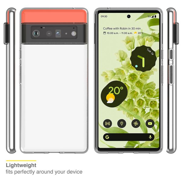 Accezz Clear Backcover Google Pixel 6 Pro - Transparant