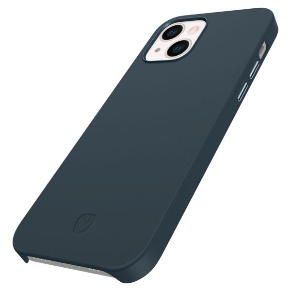 Valenta Luxe Leather Backcover iPhone 13 Mini - Blauw