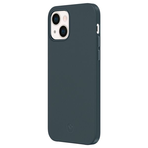 Valenta Luxe Leather Backcover iPhone 13 Mini - Blauw