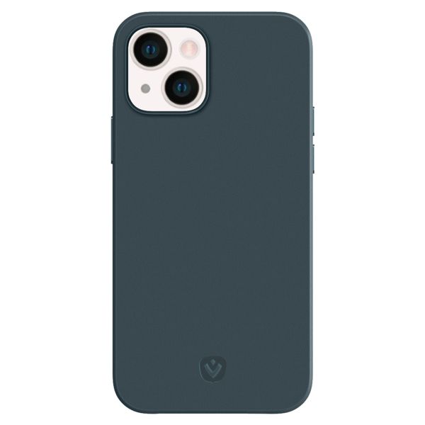 Valenta Luxe Leather Backcover iPhone 13 Mini - Blauw