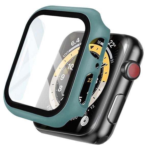 imoshion Full Cover Hardcase Apple Watch Series 7 / 8 / 9 - 41 mm - Donkergroen